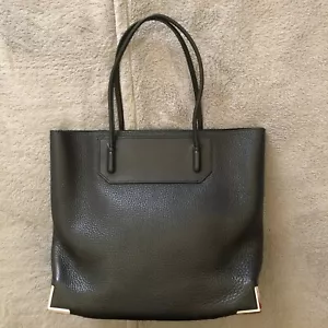 Alexander Wang - PRISMA LARGE TOTE IN PEBBLED BLACK WITH SILVER - Picture 1 of 11