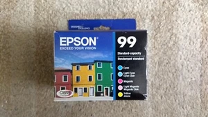 2018 Genuine Set 5 Epson 99 Ink T0992-T0994-T0995-T0996 Artisan 700 800 Sealed - Picture 1 of 1