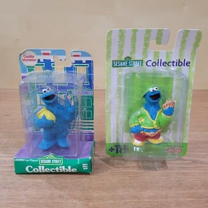 Sesamstraße PVC Sammelfiguren Krümelmonster Tyco Fisher Price Spielzeug Vintage - Bild 1 von 11