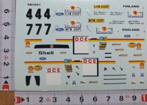 DECALS 1/43 FORD ESCORT MKII - #4 - CLARK ou#7 - RALLYE DU MAROC 1976 - DCC14352 - Imagen 1 de 1