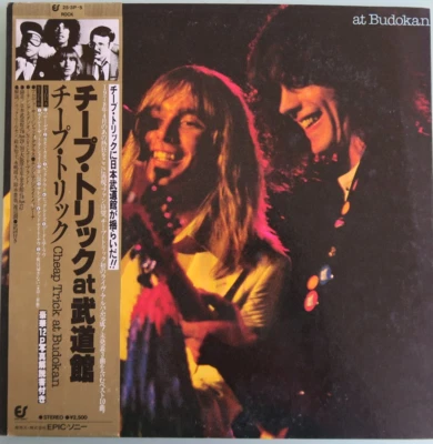 MINT Cheap Trick At Budokan Japan pressing 12'' vinyl Lp 1978 & OBI rare rock - Image 1 of 4