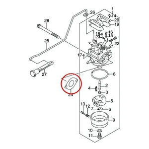 Guarnizione Carburatore Evinrude Johnson BRP - 1 PZ - 5037253 - Foto 1 di 1