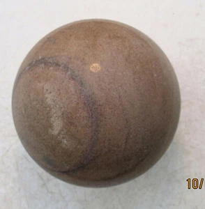 Großer indischer Sonnenuntergang Sandstein Dekorateur 101 mm Sammlung oder Dekor Kugel 4906 - Bild 1 von 9