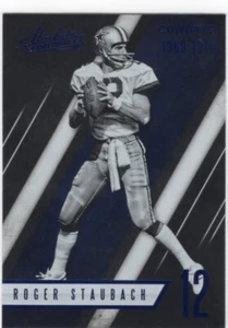 Absolute Roger Staubach 2016 lámina azul paralelo - Imagen 1 de 1