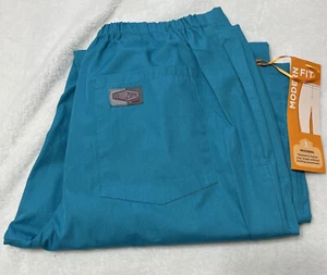 Pantaloni scrub Landau Med Modern Fit acqua NUOVI - Foto 1 di 7