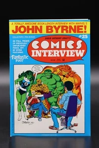 Comics Interview (1983) #25 John Byrne Alpha Flight FF Interview & Artwork Sehr guter Erhaltungszustand/NM - Bild 1 von 3