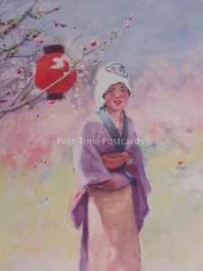 Japan MISS POMEGRANATE Original 1901 Colour Print by Mortimer Menpes - Picture 1 of 2