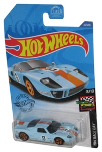 Hot Wheels HW Race Day 8/10 (2017) Blue Ford GT-40 Car 35/250 - (Cracked Plastic - Picture 1 of 1