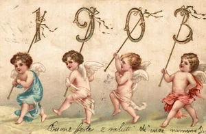 ANNO DATA 1903 - YEAR DATE 1903 - Angeli, Angels - VG - VEDI RETRO!! - Imagen 1 de 2
