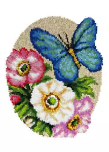 Kit tappeto gancio Orchidea Latch ""Butterfly"" 4238 - Foto 1 di 1
