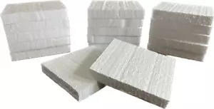 Small Styrofoam Blocks For Arts And Crafts 33 PCS 4"X 4"X 0.65" Inches - Picture 1 of 4