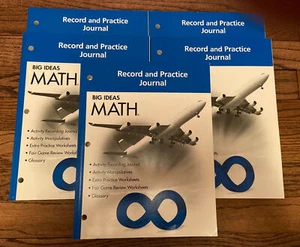BIG IDEAS MATH: Record & Practice Journal Blue Lot Of 5 NEW - Picture 1 of 1