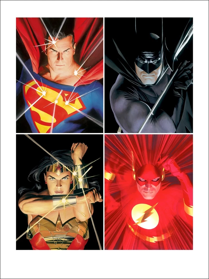 Alex Ross Mythology Superman Batman Wonder Woman Flash Justice League Fine Art - Изображение 1 из 1