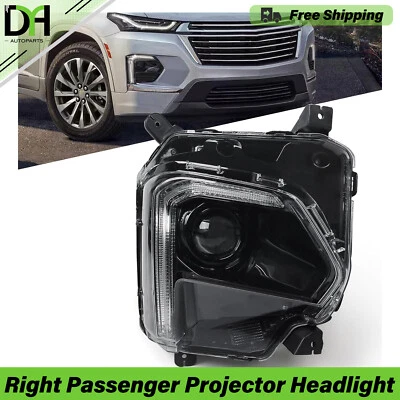 Right Passenger Full LED Projector Headlights W/DRL For 2022-2024 Chevy Traverse Foto 1 de 4