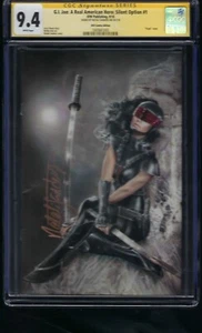 GI Joe Real American Hero Silent Option 1 Masked CGC 9.4 Signed N. Sanders - Picture 1 of 1