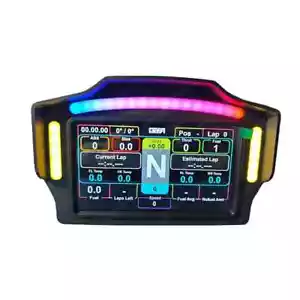 USB Simracing Giochi 7 Pollici Cruscotto Multifunzione Strumento Velocità Display - Foto 1 di 18