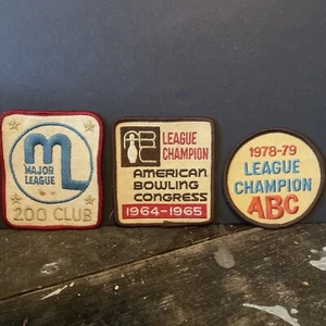 Vintage Bowling Aufnäher 60er Und 70er Jahre - Bild 1 von 5