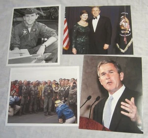 Cuatro fotos de 7" x 10" de George W. Bush -- Campaña 2004 -- Ciudadanos Unidos - Imagen 1 de 2
