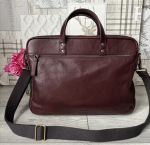 echt FOSSIL Defender ECHT LEDER Herren Umhängetasche Tasche Umhängetasche Arbeitstasche - Bild 1 von 12