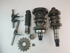 KAWASAKI ER-6N 2006 GEAR BOX TRANSMISSION SHAFTS GEARS FORKS DRUM SHIFTER - Picture 1 of 12
