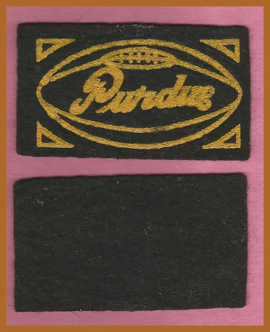 VINTAGE 1950’s Purdue University Boilermakers Football Candy Felt! Cover