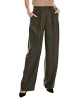 Theory Double Pleated Wool-Blend Pant Women's