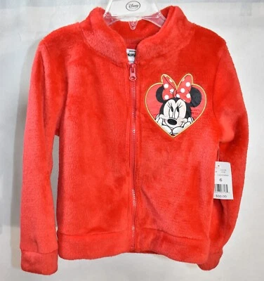 Chaqueta polar roja Disney Minnie Mouse talla 6 para niña Foto 1 de 4