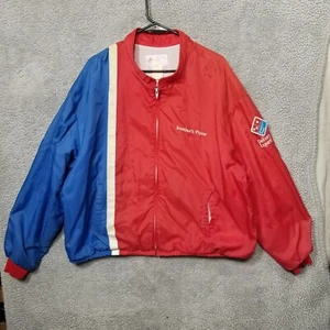 Vintage 90s Dominos Pizza Jacket Delivery Experts Fits 2XL - Picture 1 of 22