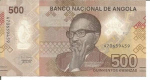ANGOLA 500 KWANZAS 2020 POLYMER - Picture 1 of 2