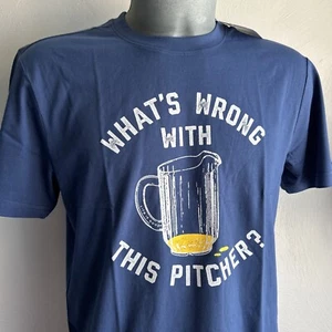 Life is Good Jake WAS IST LOS MIT DIESEM KRUG? Grafik T-Shirt Herren M blau - Bild 1 von 2