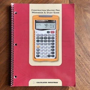 Construction Master Pro Workbook and Study Guide Calculated Industries 2140 - Bild 1 von 8