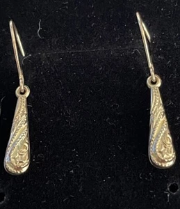 Orecchini contagocce motivo paisley/giro 9 ct eleganti e bellissime gocce - Foto 1 di 10