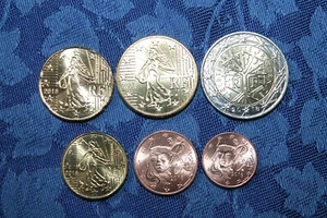 1 + 2 + 10 + 20 + 50 Cent + 2 Euro Frankreich 2018 Kursmünzen UNC Kursmünze RAR! - Bild 1 von 2