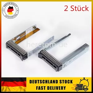 2X 2,5" SAS SATA HDD Caddy Rahmen für IBM X3850 X6 X3550 X3650 M5 00E7600 L38552 - Bild 1 von 4