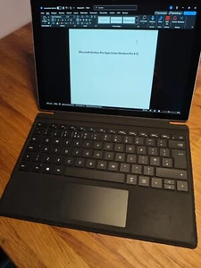 Microsoft Surface Pro Type Cover (para Surface Pro 4-7) (QWERTY Italian) negro - Imagen 1 de 13