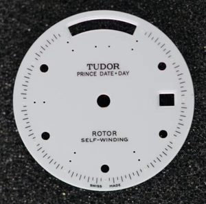 Tudor Zifferblatt Prince Date + Day Weiß für Diamant 94614+76213 - Picture 1 of 2