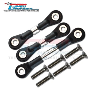 Barra de amarre completa de aluminio GPM Upgrades con tornillos para TAMIYA TT01 TT01D TT01E Foto 1 de 4