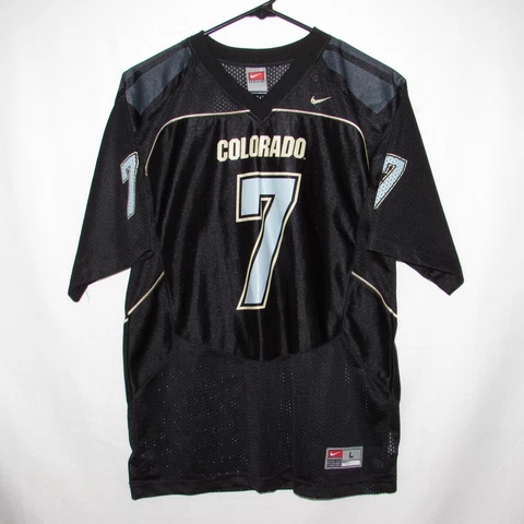 Colorado Buffaloes Jersey Youth Large Unisex Nike Black Coach Prime Cover