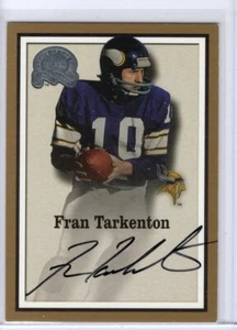 FRAN TARKENTON 2000 FLEER Greats of the Game FOOTBALL GOTG Autograph AUTO CARD - Picture 1 of 2