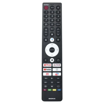 New GB422WJSA For Sharp Aquos Android Bluetooth Voice LED CHIROQLI TV Remote - Image 1 of 4