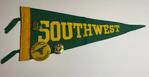Southwest Longhorns 1964 Pins and Felt Pennant - Picture 1 of 5