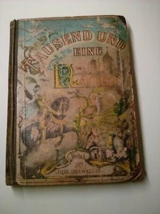 1890er Buch 1001 Nacht von Lauckhard Hofmann, Deutsches Geschichtenbuch - Bild 1 von 11