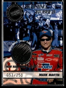 L32,948 - 2010 Press Pass Burning Rubber #BR23 Mark Martin/New Hampshire /250 - Picture 1 of 2