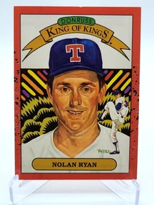 Nolan Ryan King Of Kings 1989 Card. No Period After INC And Off Centered!! RARE - Picture 1 of 3