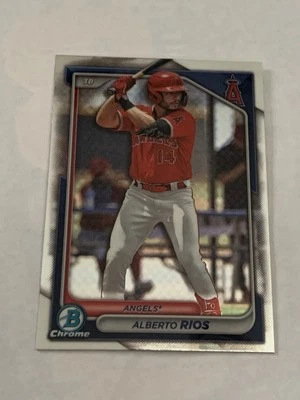 2024 Bowman - Chrome Prospects Alberto Rios #BCP-98 (RC) - Image 1 of 2