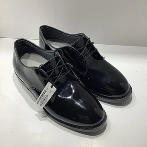 Women's US Military Capps High Gloss Dress Shoes Black Size 9.5W New - Picture 1 of 7