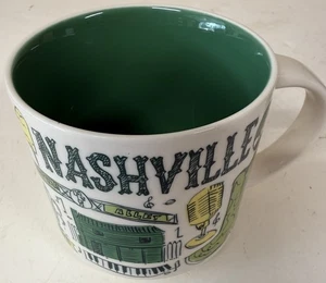 2019 STARBUCKS Mug NASHVILLE TN Across the Globe Been There Series 14 Oz - Picture 1 of 4
