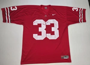 Nike Ohio State Buckeyes Jersey Men's XL #33 Scarlet Red Football NCAA - Picture 1 of 8