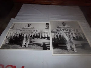 Lot 2 Vintage Fishing photos Port Aransas Texas Winner fisherman Mathews 1936 - Picture 1 of 6