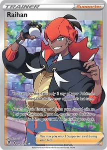 Tarjeta holográfica ultra rara Pokemon Evolving Skies Raihan 202/203 - Imagen 1 de 1